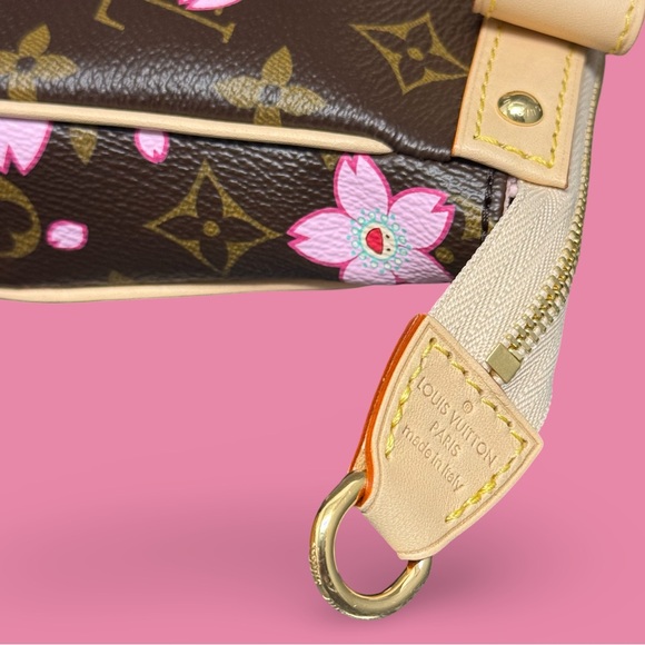 Louis Vuitton Takashi Murakami Cherry Blossoms Pochette Accessories 2025 LV x TM - Picture 6 of 10